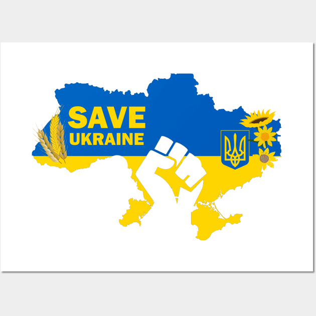 #Save Ukraine Wall Art by tashashimaa